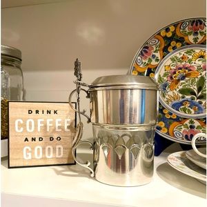 1950’s French Coffee Press-Sterling Silver